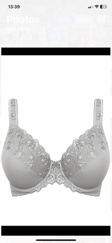 Silver embroidered full - silver,