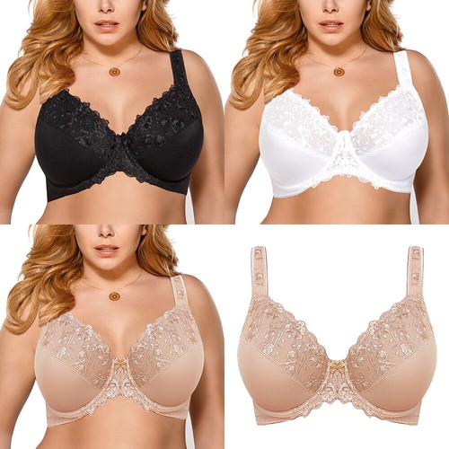 Ladies big bust bras lace - ladies,