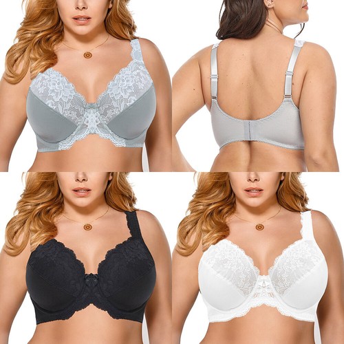 Ladies floral lace full cup - ladies,